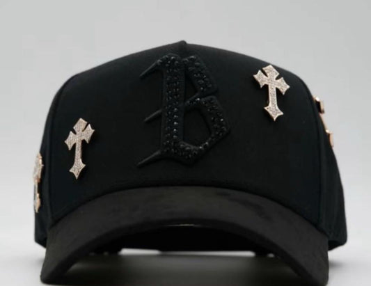 Barbas Hats Chrome 24K "B"