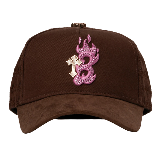 Barbas Hats "B Cross Pink"
