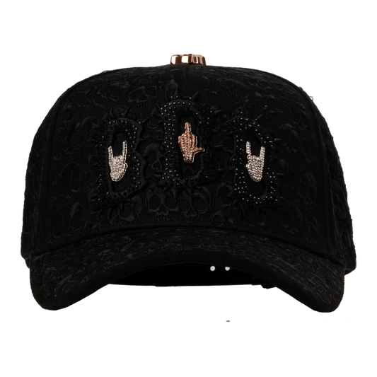 Barbas Hats "BBB Hand Skull"